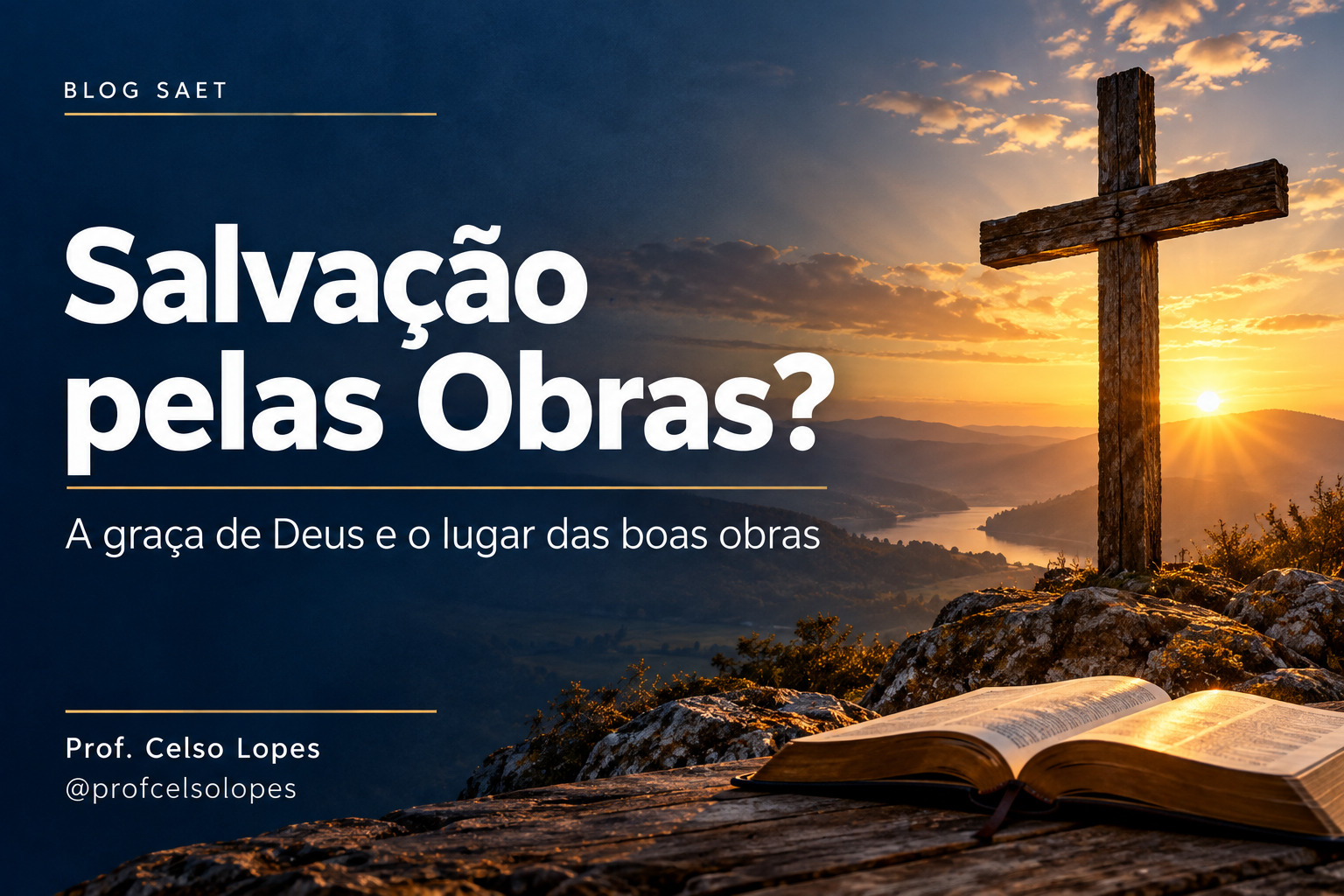 Cruz ao amanhecer
